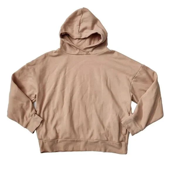 Fabletics Women’s Hoodie – Size Small, Pink Salmon Fleece-Lined Sweatshirt - Picture 4 of 6